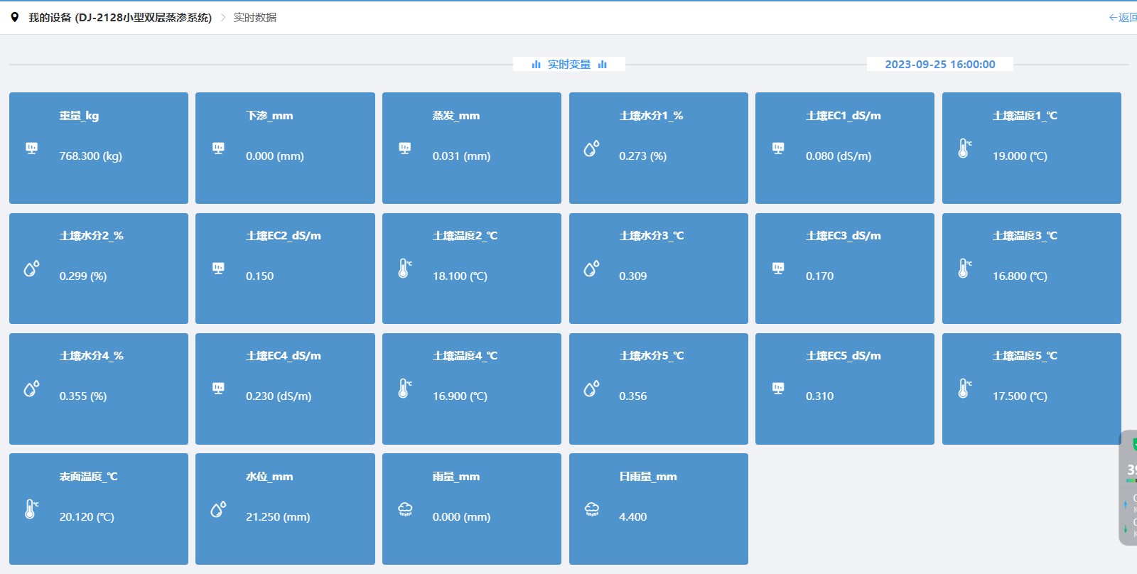 土壤蒸滲監(jiān)測(cè)